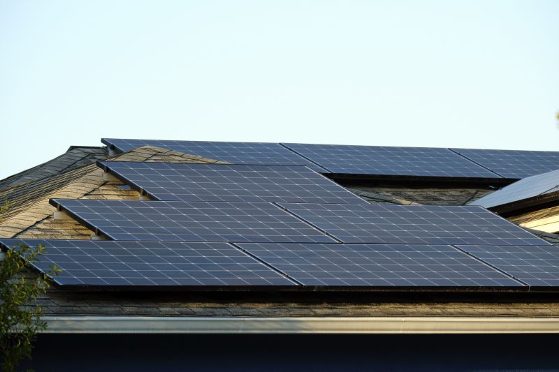 New Solar Panel Array on Home Roof